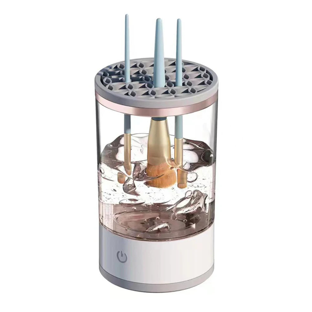 Automatic Rotating Makeup Brush Cleaner