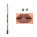 12 Colors Waterproof Matte Lipliner Pencil Red Contour Tint Lipstick Long Lasting Non-stick Cup Moisturising Lips Makeup