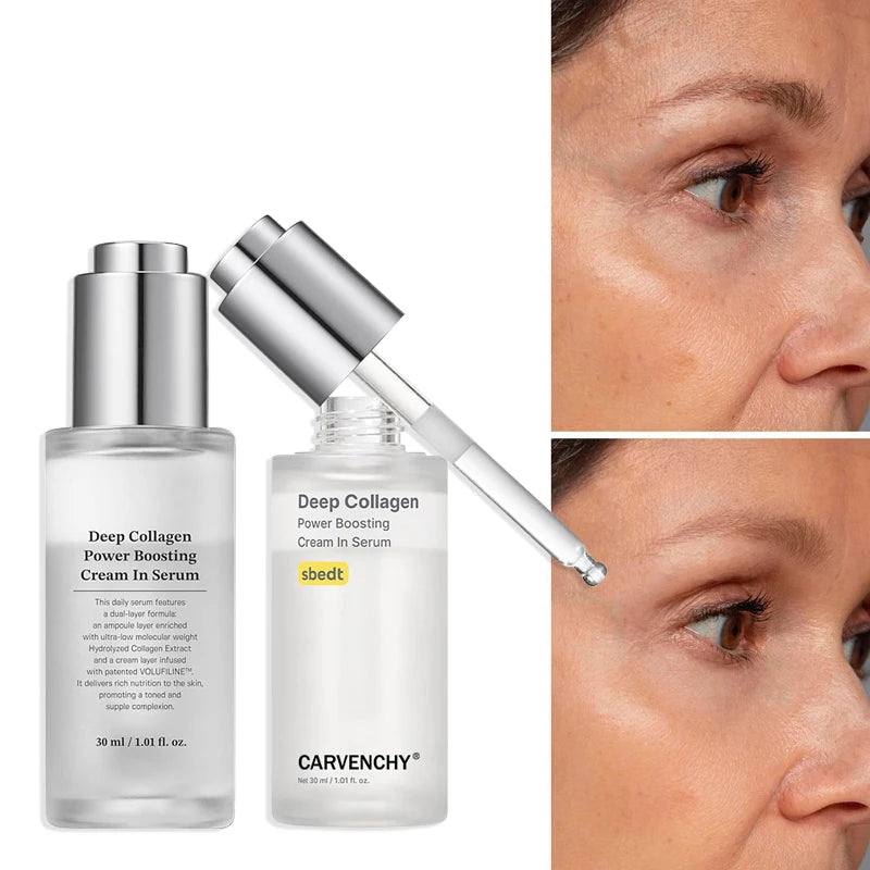 Carvenchy Women's Collagen Facial Serum Effective Lifting And Firming Facial Serum Powerfully Moisturizes