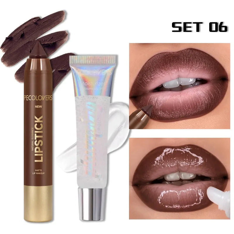 Pecolovers Lip Liner with Lip Gloss