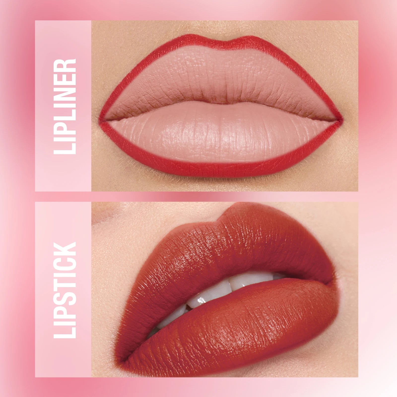 Langmanni waterproof lipliner+lipstick