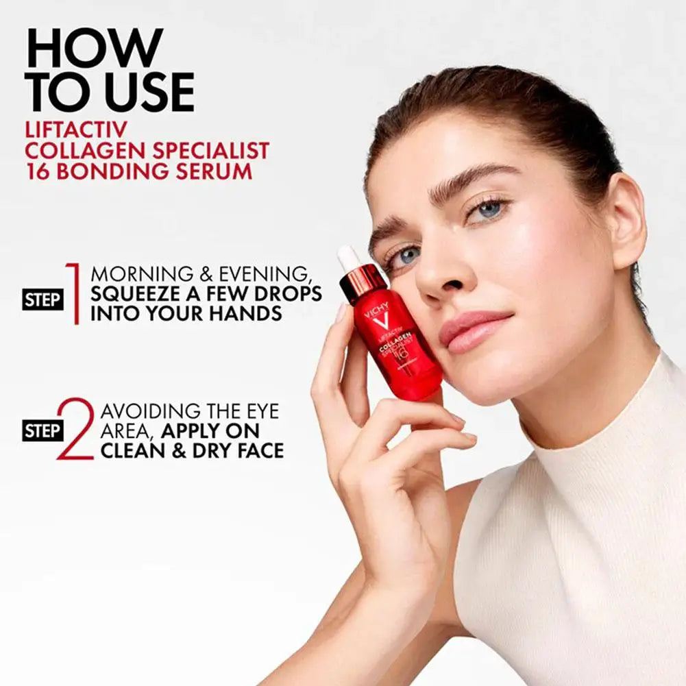 Vichy Highly Active Collagen Firming 16 Days Face Cream Essence Suit Fade Fine Lines Wrinkles Improve Skin Sagging