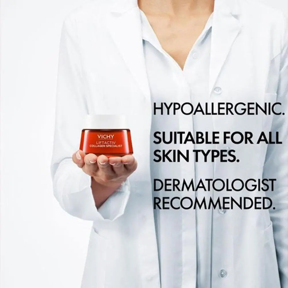 Vichy Highly Active Collagen Firming 16 Days Face Cream Essence Suit Fade Fine Lines Wrinkles Improve Skin Sagging