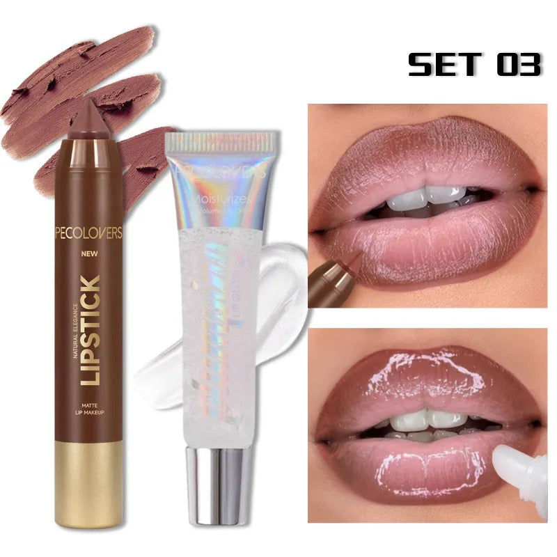 Pecolovers Lip Liner with Lip Gloss